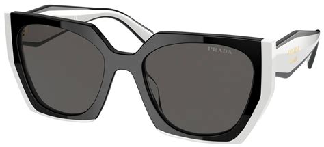 prada women's sunglasses black|black and white prada sunglasses.